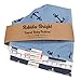 Rshida-Bright Baby Bandana Drool Bibs for Boys - Absorbent Cotton with Adjustable Snaps -4 Pack Gift Set with Bag