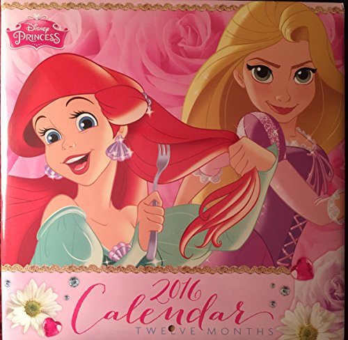 Disney Princess 2016 Wall Calendar (12 Month)