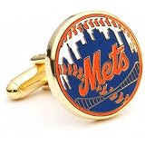 New York Mets Logo’d Executive Cufflinks & Jewelry Box