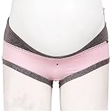 YING LAN マタニティ ショーツ 産前 産後 妊婦用 マタニティウェア 妊娠初期 ～ 産後 マタニティショーツ　下着 ローライズ パンツ ピンク