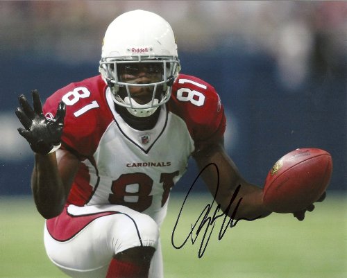 ANQUAN BOLDIN,ARIZONA CARDINALS,RAVENS,FLORIDA STATE,SIGNED,AUTOGRAPHED 8X10,PHOTO,COA WITH PROOF,PIC