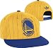 Golden State Warriors Adidas Originals Gold Buzzer-Beater Flat Brim ...