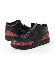 Nike Girls Air Jordan Flight 3 Toddlers Size (Black / Berry) 323234-061 (8.5)