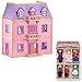 Melissa & Doug Multi-Level Solid Wood Dollhouse w/ Family of 5 Dolls