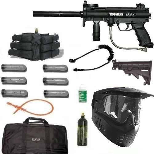 Tippmann A5 Sniper Paintball Gun Kit