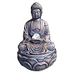 Buddha Fountain with Crystal - 12"