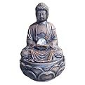 Buddha Fountain with Crystal - 12"