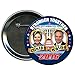 Hillary Clinton and Tim Kaine Round 2016 Campaign Button 1
