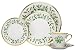 Kitchen & Housewares : Lenox Holiday 5-Piece Gold-Banded Fine China Place Setting, Service for 1