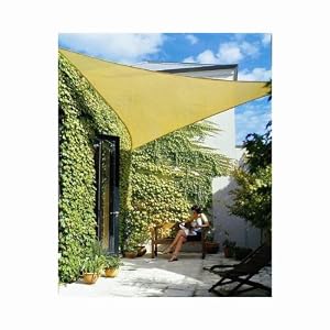 Phoenix Oversized 18.5' Triangle Sun Shade Sail Complete Kit Desert Sand Color