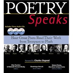 Poetry Speaks: Hear Great Poets Read Their Work from Tennyson to Plath (Book and 3 Audio CDs)