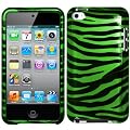Diff�rents Designs de Coques de protection pour nouveau Ipod Touch 4� G�n�ration avec Camera convient pour 8Go 32Go 64Go (Z�bre Vert)