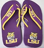 LSU Tigers NCAA Contoured Flip Flop Sandals