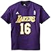 NBA Los Angeles Lakers Pau Gasol Youth 8-20 Short Sleeve T-Shirt Game Time Flat