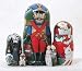 Toys : Nutcracker Prince Russian Nesting Doll 5pc./6"