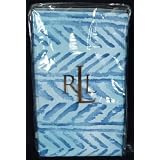 Ralph Lauren Blue Jamaica 450 Count Pillowcases -Standard size-