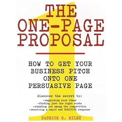 The One-Page Proposal