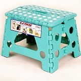 Green Ez Foldz Step Stool / Bench, 9 High -Affordable Gift for your Loved One! Item #DCHI-XIM-ST22-DB