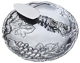 Arthur Court Grape 8-Inch Plate with Cheese Server