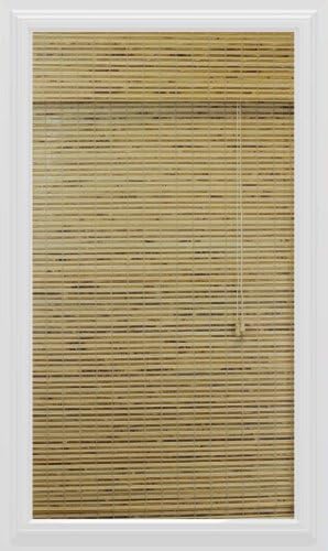 Calyx Interiors Bamboo Roman Shade, 26-Inch Width by 54-Inch Height, Petite Rustic