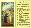 Angelus Prayer - Annunciation Holy Card (800-062) - 10 pack