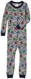 Gerber Football Thermal Underwear Unionsuit, Grey Heather, 18 Months