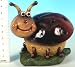 Resin Light Up Lady Bird 25cm (Battery-Op) 2 per pack