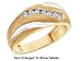 Nice Men's 2Tone Genuine Gold and 1/4Ctw. Diamond Ring
