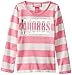 Dream Star Girls' Lace Stripe Top with Screen