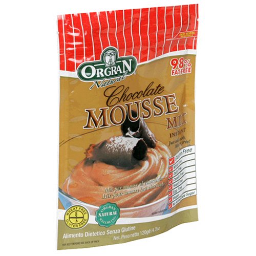 OrgraN Instant Chocolate Mousse Mix, 4.2-Ounce Packages (Pack of 8)