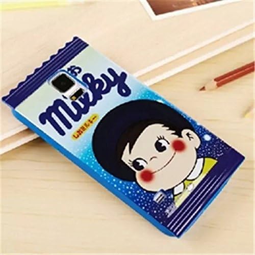 Milky Candy Wrapper Japanese Cartoon Kawaii Style Girls Boy Kids Original Gift Box Fun Novelty Milky Personality Soft TPU Case For Samsung Galaxy S5 I9600(Blue Boy)