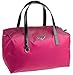 Prada Women's Nylon Duffle with Patent Leather Handles, Fuxia
