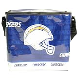San Diego Chargers 12-pack Cooler w/ Shoulder Strap (Measures 10" x 10" x 6")