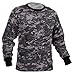 Rothco Long Sleeve Digital Camo T-Shirt - Comfortable, Durable, and Long-Lasting (US, Alpha, Large, Regular, Regular, Subdued Urban Digital Camo)