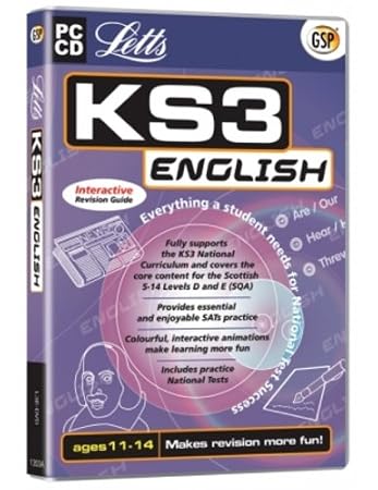 Letts KS3 English Interactive Revision Guide (Ages 11-14) (PC)
