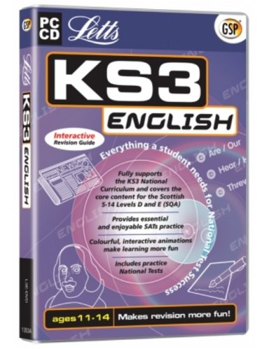  : Letts KS3 English Interactive Revision Guide (Ages 11-14) (PC)