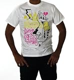 WEA Men's Taking Back Sunday Awake In A Dream T-Shirt,White,Small
