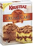 Krusteaz Crumb Cake Mix, Cinnamon, 21-Ounce Boxes (Pack of 6)