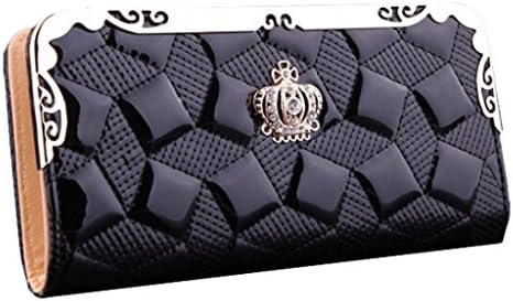 Cuzbingo Attractive Long Style Multi-purpose Wallet with Crown Embelish