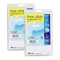 Print-On Write-On Hanging File Tabs  White (2-pk.)