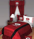 NCAA Georgia Bulldogs - UGA Comforter Set - College Queen Bedding