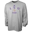 adidas LSU Tigers Ash Practice Long Sleeve T-shirt
