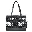 Black and White Flap-Over Laptop Case