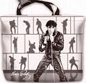 LAMPS BEAUTIFUL Elvis Presley Collectibles Small Tote Travel Bag--Jailhouse Rock