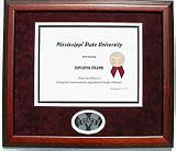 Mississippi State Bulldogs Paper Matted Diploma Frame