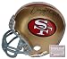 Dwight Clark San Francisco 49ers NFL Hand Signed Mini Replica Football Helmet