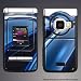 Nokia N75 blue abstract Gel skin n75-g4