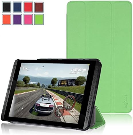 NVIDIA SHIELD Tablet K1 / NVIDIA SHIELD Tablet Case - Exact [SLENDER Series] NVIDIA SHIELD 8.0-inch Case - Ultra Slim Lightweight Smart-shell Stand Case for NVIDIA SHIELD Tablet K-1 (2015) / NVIDIA SHIELD Tablet (2014) Green