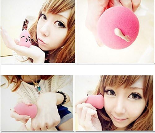 Yalasa Cute 5PCS Pro Beauty Flawless Makeup Foundation Puff Bottle Gourd Sponge
