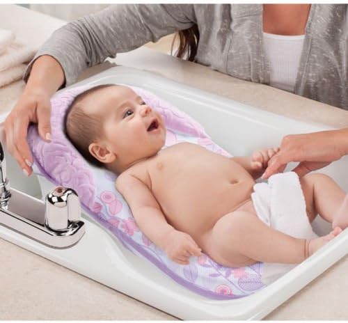 NEW Summer Infant Lil' Luxuries Whirlpool Bubbling Spa and Shower Tub - Violet